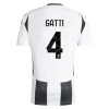 Maillot de Supporter Juventus Gatti 4 Domicile 2024-25 Pour Homme